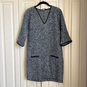 brocade shift dress